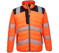 Portwest PW371 PW3 Hi-Vis Baffle Orange/Noir - Taille S