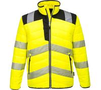 Portwest PW371 PW3 Veste de sécurité matelassée jaune/noire taille L