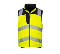 Portwest PW374 Bodywarmer réversible haute visibilité PW3 Jaune/Noir - Taille XS