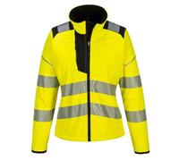 Portwest PW381 Softshell PW3 haute visibilité pour femmes Jaune/Noir - Taille XS