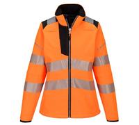 Portwest PW381 Softshell PW3 haute visibilité pour femmes Orange/Noir - Taille XS