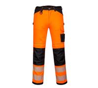 Portwest PW385 PW3 Pantalon de travail de sécurité stretch pour femmes Orange/Noir T. 32