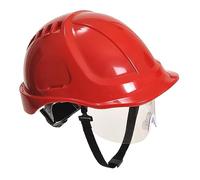 Portwest PW54 Casque à visiere Endurance Plus visor Rouge