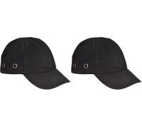 Portwest PW59 Casque de Sécurité Léger et Ajustable avec Coque de Protection Noir (Lot de 2)
