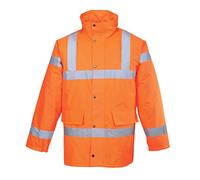 Portwest RT30 Parka d'hiver Hi-Vis Traffic Orange - Taille XL