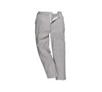 Portwest S068 Pantalon de Cuisine déperlant Harrow Ceinture Semi-Élastiquée | Pied-de-poule, 3XL, Polyester Durable, Lavable en Machine à 60°C, Tissu Sergé Résistant, Fermeture Crochet, Poche Arrière