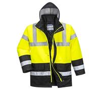 Portwest Parka S466 HV Bicolore Jaune/Noir Taille M