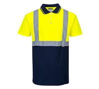 Portwest S479 Polo Bicolore Jaune/Marine - Taille 5XL