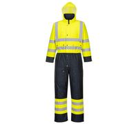 Portwest S485 Combinaison haute visibilité et contraste - doublée Yellow/Navy Taille M