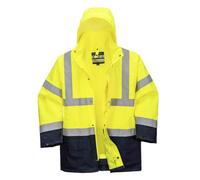 Portwest S766 Parka 5 en 1 Essentiel Bicolore Jaune/Noir - Taille 4XL