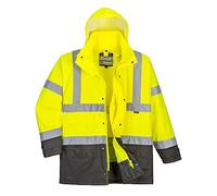 Portwest S768 Parka Bicolore Executive 5-en-1 Jaune/Gris, XL