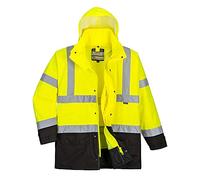 Portwest S768 Parka Bicolore Executive 5-en-1 Jaune/Noir, L