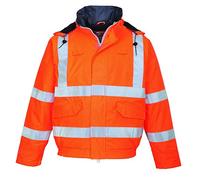 Portwest Blouson pilote HV Pluie Bizflame – Antistatique, retardant aux flammes – Orange XL