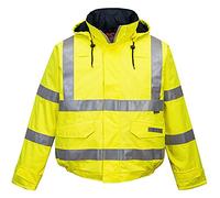 Blouson Pilote Hv Pluie Bizflame Antistatique Et Flamme Retardant Couleur : Jaune Taille Xs - Portwest