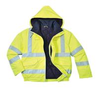 Blouson Pilote Hv Pluie Bizflame Antistatique Et Flamme Retardant Couleur : Jaune Taille Xxl - Portwest