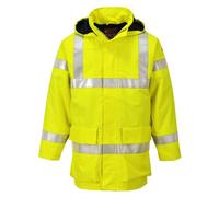 Portwest S774 Veste de pluie hi-vis multi lite Bizflame Jaune - Taille 4XL