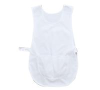 Portwest S843 Chasuble Avec Poche De Rangement Sergé Résistant | Blanc, L/XL, Ouverture Latérale Réglable, Lavage Machine 60°C, Choix Coloris Usage Cuisine Professionnelle