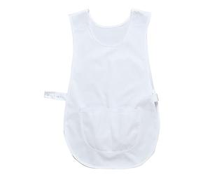 Portwest S843 Chasuble Avec Poche De Rangement Sergé Résistant | Blanc, L/XL, Ouverture Latérale Réglable, Lavage Machine 60°C, Choix Coloris Usage Cuisine Professionnelle
