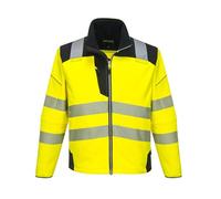 Portwest Softshell Haute-Visibilité PW3, Couleur: Jaune/Noir, Taille: 5XL, T402YBR5XL