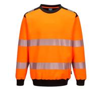 Portwest - Sweat-shirt manches longues à col rond haute visibilité PW3 Taille:L