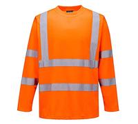Portwest S178 T-shirt HiVis Manches Longues Orange - Taille XXXL