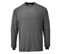 Portwest FR11 T-shirt antistatique ignifugé à manches longues Grey Gr. XXL