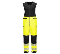 Portwest T150 Salopette imperméable HV PW3 (3L) Jaune/Noir - Taille M