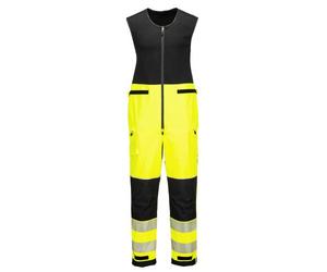 Portwest T150 Salopette imperméable HV PW3 (3L) Jaune/Noir - Taille XXL