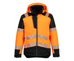 Portwest T160 Parka HV PW3 Orange/Noir - Taille XL