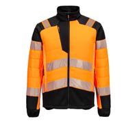 Portwest T170 Veste Hi Vis Hybride À Boudin Coupe-Vent Résistante À L’Eau