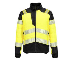 Portwest T170 Veste hybride baffle HV PW3 Jaune/Noir - Taille XL