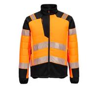 Portwest T170 Veste hybride baffle HV PW3 Orange/Noir - Taille XL