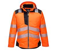 Parka Hv Pw3 Couleur : Orange/noir Taille Xs - Portwest