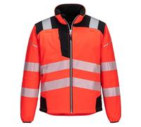 Portwest Veste Softshell T402 PW3 Haute visibilité Rouge/Noir Taille M