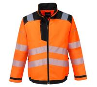 Portwest T500 Veste HV PW3 Orange/Noir - Taille L