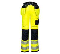 Portwest T501 Pantalon HV PW3 poches flottantes Jaune/Noir - Taille 40 - Standard