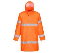 Portwest H442 Manteau de pluie haute visibilité 100 cm Orange - Taille 5XL