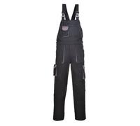 Portwest TX12 Cotte à bretelles Texo Contrast Noir - Taille M