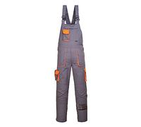 Portwest TX12 Cotte à bretelles Texo Contrast Gris - Taille XXXL