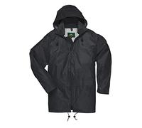 Portwest Veste de pluie S440 Classic imperméable légère pour hommes Noir XXL