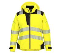 Portwest PW389 Veste de pluie haute visibilité PW3 pour femme Jaune/Noir - Taille M