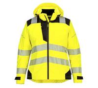 Portwest PW389 Veste de pluie haute visibilité PW3 pour femme Jaune/Noir - Taille XS