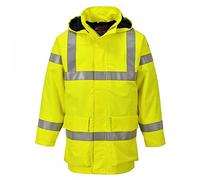 Portwest S774 Veste de pluie hi-vis multi lite Bizflame Jaune - Taille XL