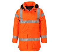 Portwest S774 Veste de pluie hi-vis multi lite Bizflame Orange - Taille XXL