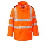 Portwest FR41 Veste de pluie HiVis FR Sealtex Orange - Taille L