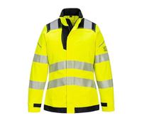 Portwest FR715 Veste de travail femme Modaflame PW3 HV Jaune/Noir - Taille S