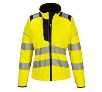 Portwest Veste softshell PW381 PW3 haute visibilité classe 2 respirante Jaune/Noir Taille L