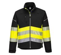 Portwest PW375 Veste Softshell PW3 Haute Visibilité Classe 1 Noir/jaune - Taille L