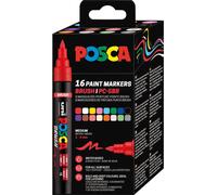 Posca 184016 POSCA Marker UNI PC-5BR 16er Set