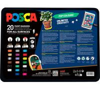 Posca 186831 POSCA Marker UNI Etui Pop Colours 20x